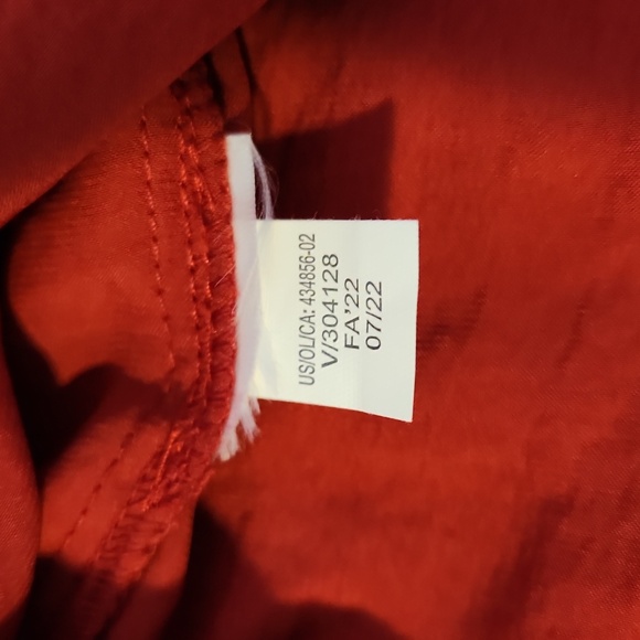 Banana Republic Red Silk Blouse Size S - Picture 11 of 13